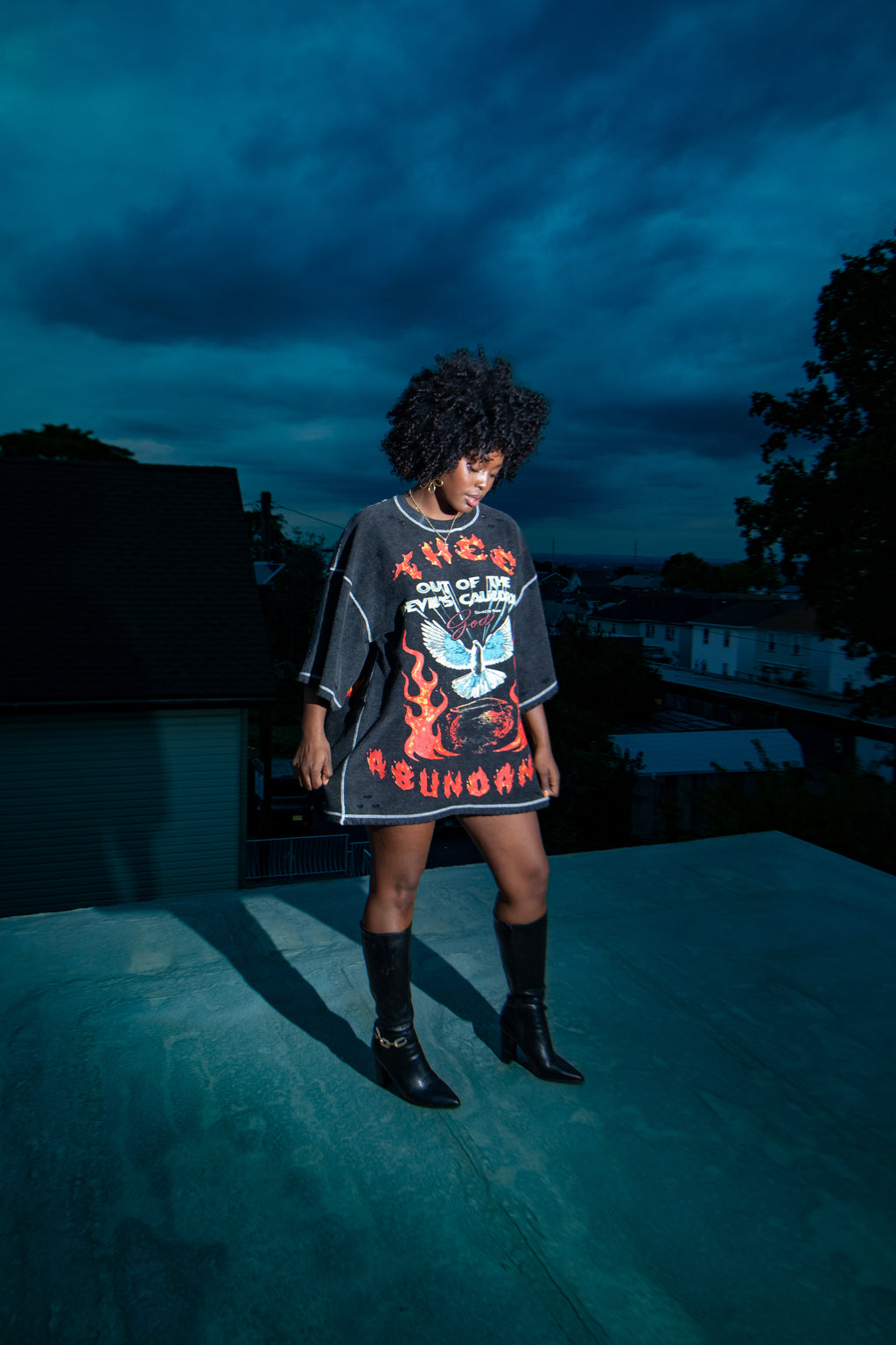 Out The Cauldron Heavyweight Tee